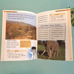 外教社-朗文初中英语分级阅读 新版 ：初一年级 10 畅游野生动物园 （一书一码）